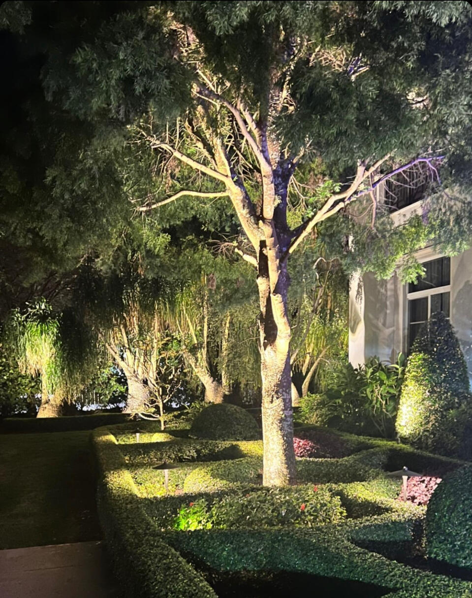 Front elevation lighting